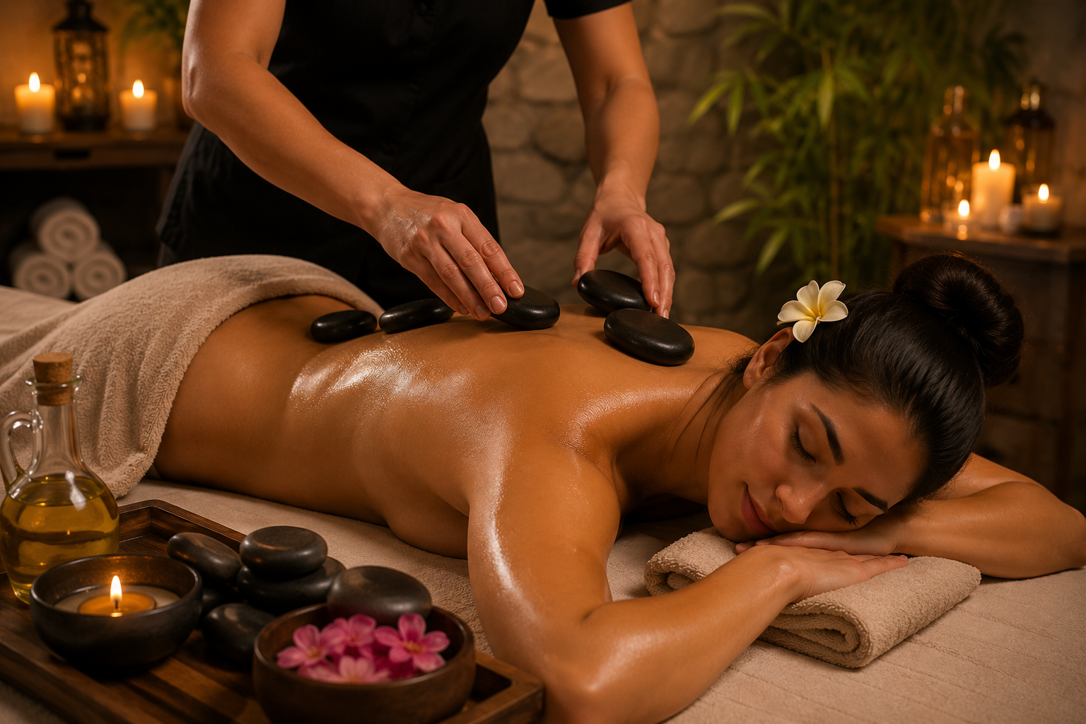 Massagem com Pedras Quentes no Rio de Janeiro