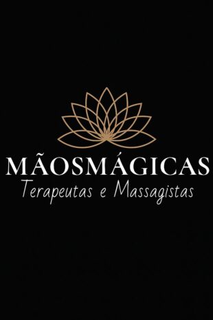 Logo da marca Mãos Mágicas, especializada em terapeutas e massagistas no Rio de Janeiro