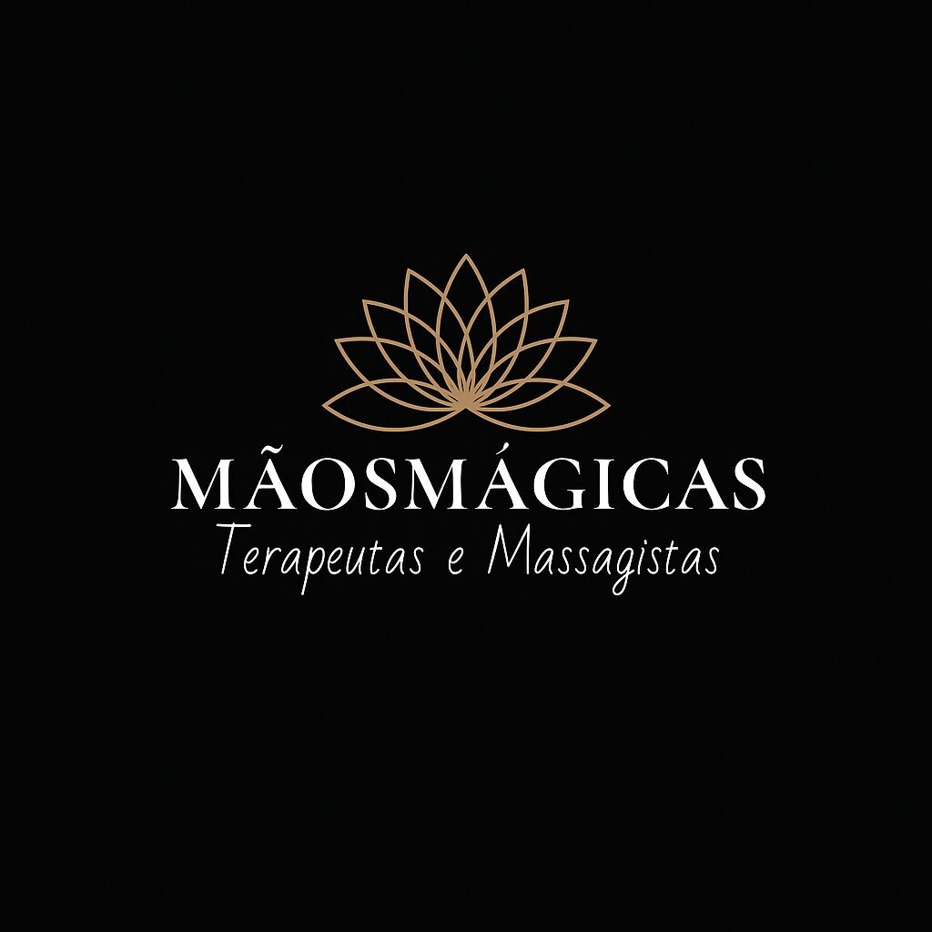 Logo da marca Mãos Mágicas, especializada em terapeutas e massagistas no Rio de Janeiro